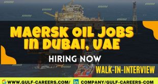 Maersk Oil Career In Dubai