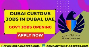 Dubai Customs Career In Dubai
