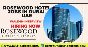 Rosewood Hotel Career Jobs in Abu Dhabi