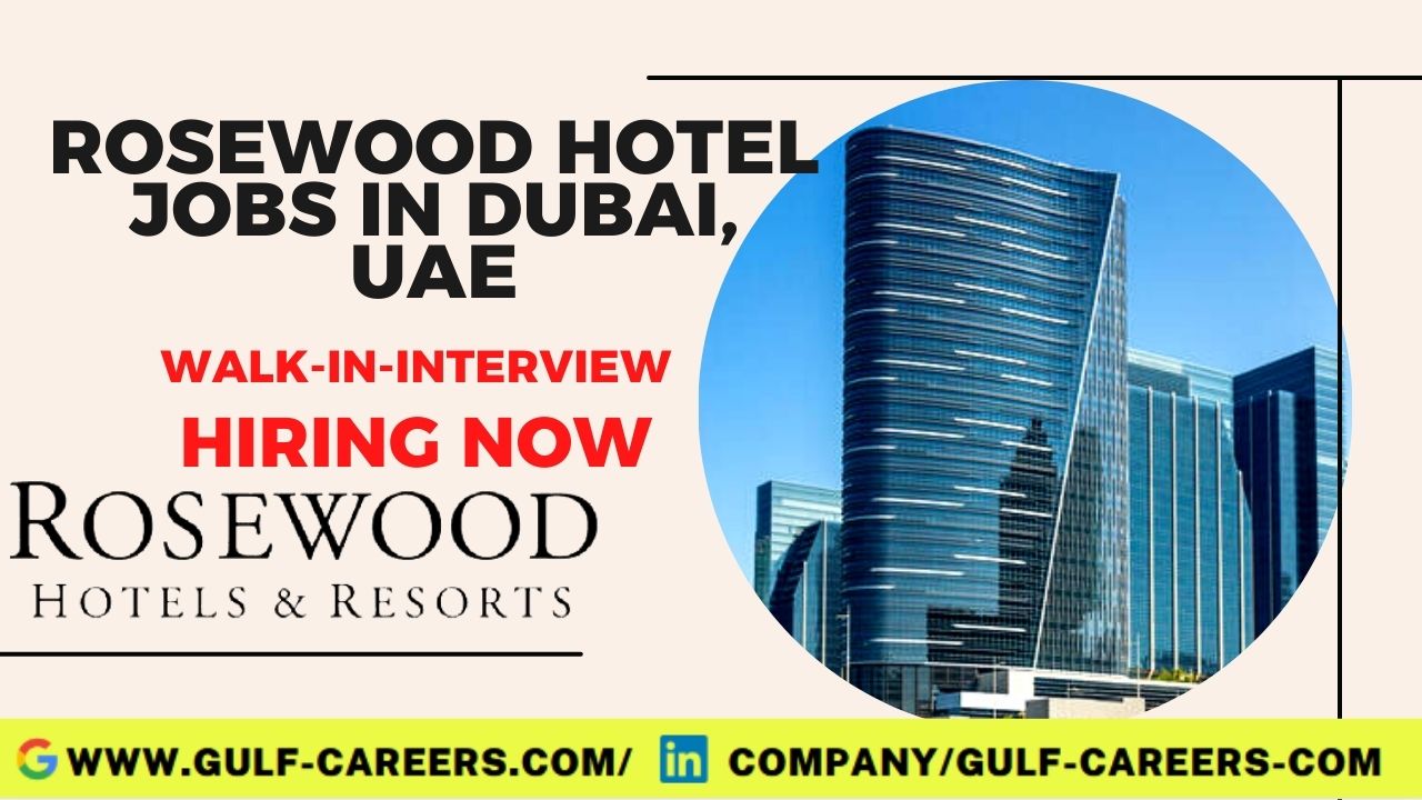 Rosewood Hotel Career Jobs in Abu Dhabi