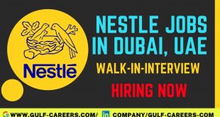 Nestle Careers In Dubai