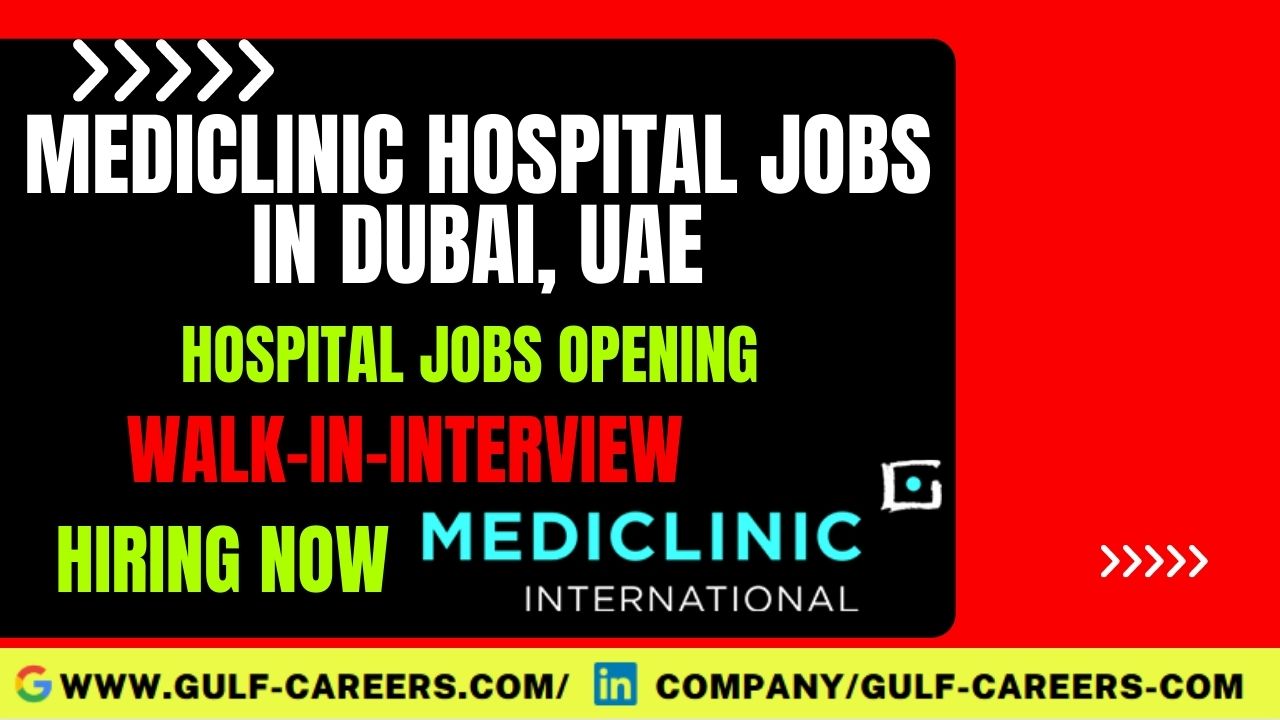 Mediclinic Hospital Careers In Dubai