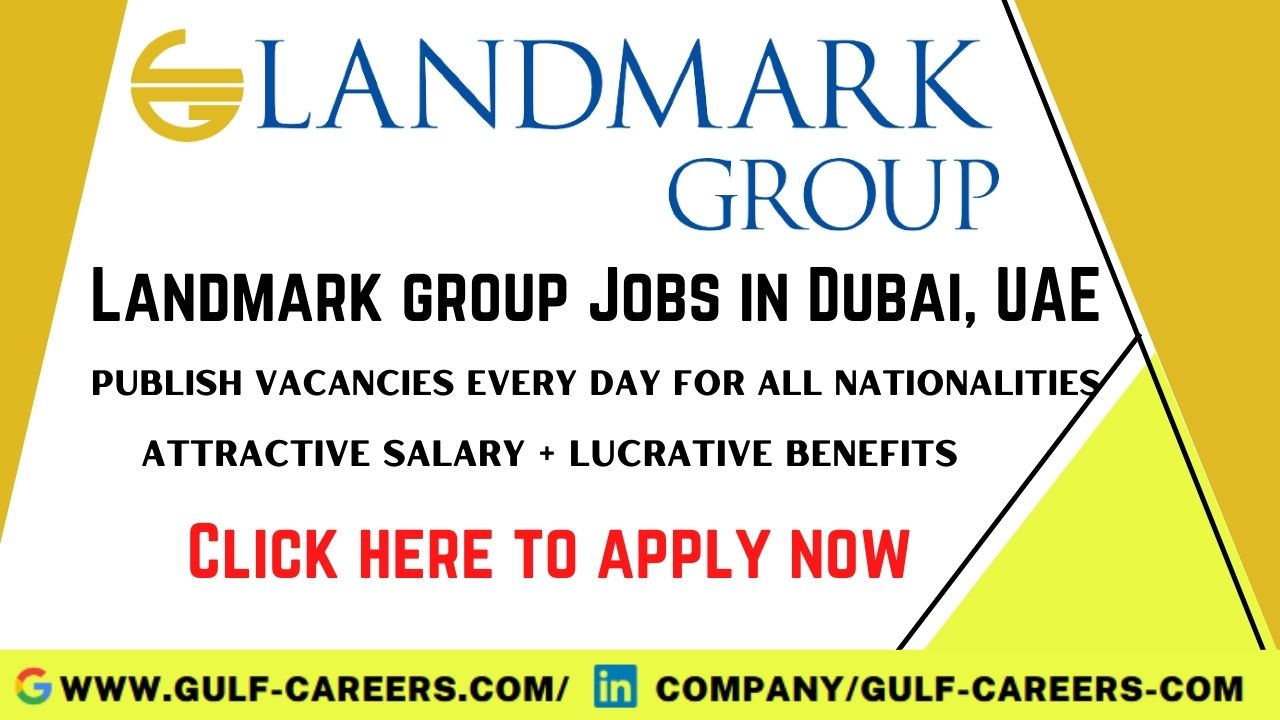 Landmark Group Jobs In Dubai