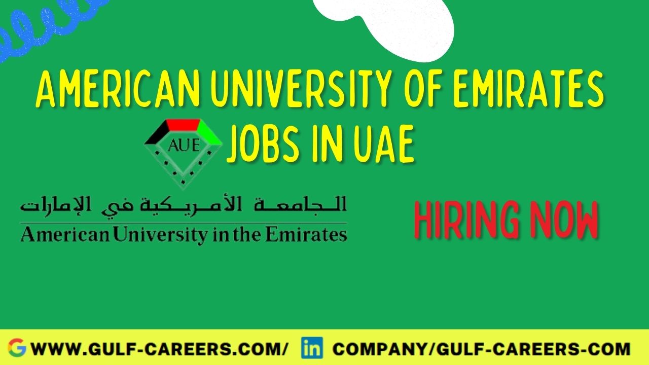 American University Jobs In UAE