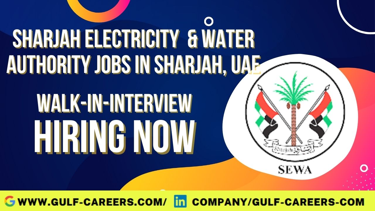 SEWA Careers Jobs in Sharjah