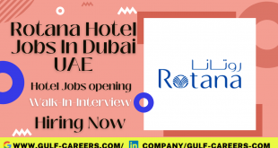Rotana Hotel Jobs In Dubai