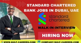 Standard Chartered Career in Dubai