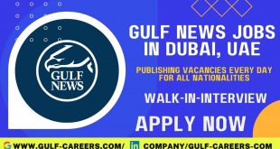 Gulf News Jobs in Dubai