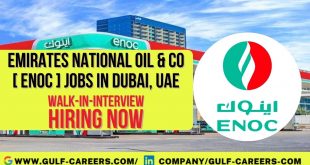 ENOC Career Jobs In Dubai