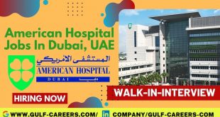 American Hospital Jobs In Dubai