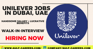 Unilever Career In Dubai