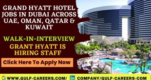 Hyatt Hotel Careers In Dubai, Qatar & Oman