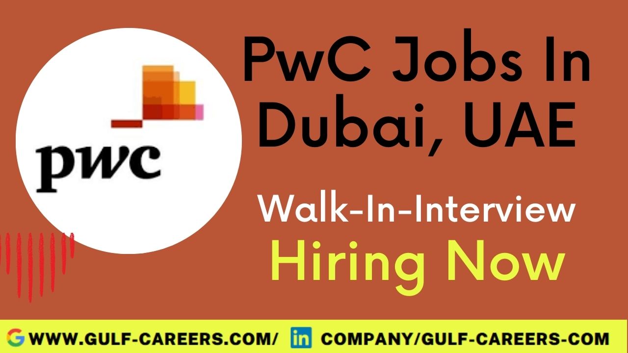 PwC Jobs In Dubai