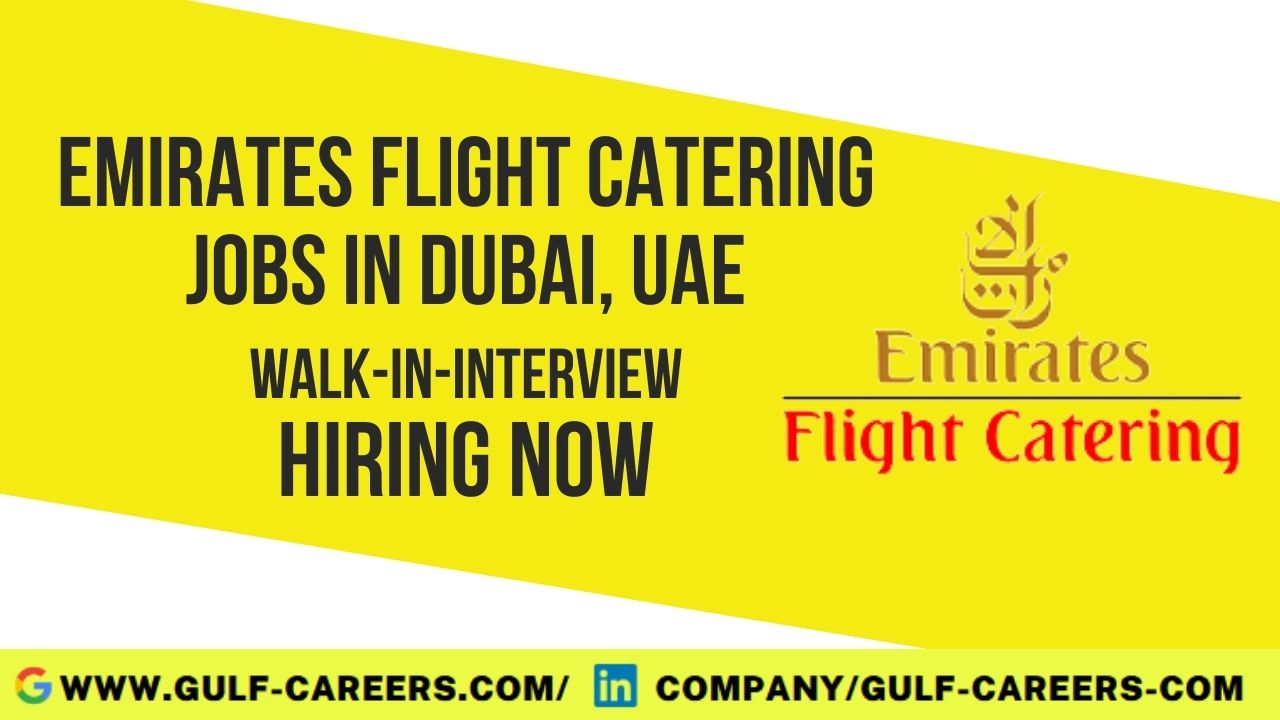 Emirates Flight Catering Careers