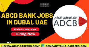 ADCB Bank Careers In Dubai