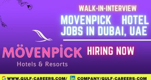 Movenpick Hotel Careers In Dubai