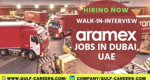 Aramex Courier Career In Dubai