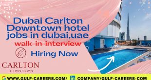Carlton Downtown Jobs In Dubai