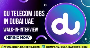 Du Telecom Career Jobs  in Dubai