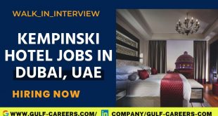 Kempinski Hotel Career In Dubai