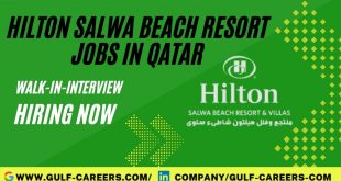 Hilton Salwa Hotel Careers In Qatar