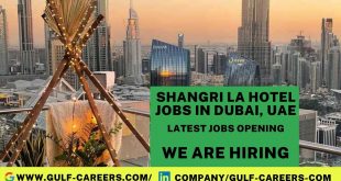 Shangri La Hotel Careers In Dubai