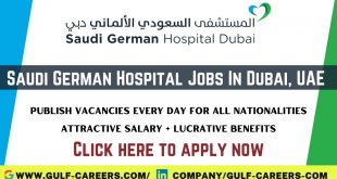Saudi German Hospital Career in Dubai