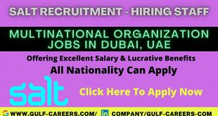 Salt Recruitment Career Jobs in Dubai