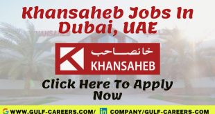 Khansaheb Careers In Dubai
