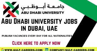 Abu Dhabi University Career Jobs