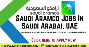 Saudi Aramco Career Jobs