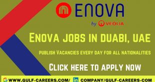 ENOVA Career Jobs In Dubai