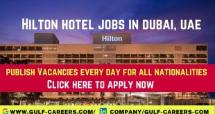 Hilton Hotel Jobs In Dubai