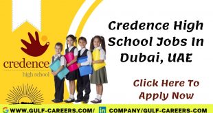 Credence School Careers in Dubai 