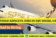Etihad Airways Career Jobs in Abu Dhabi 