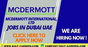 Mcdermott Career Jobs In Dubai 