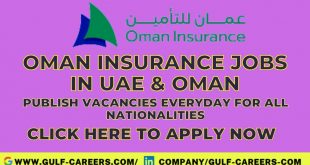 Oman Insurance Career Jobs In Dubai