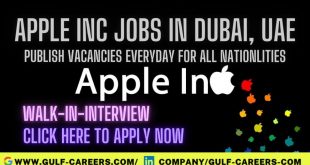 Apple INC Careers Jobs In UAE