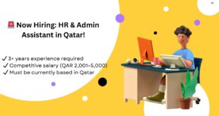 HR & Administrative Assistant – 3+ Years of Experience Qatar Jobs 2025
