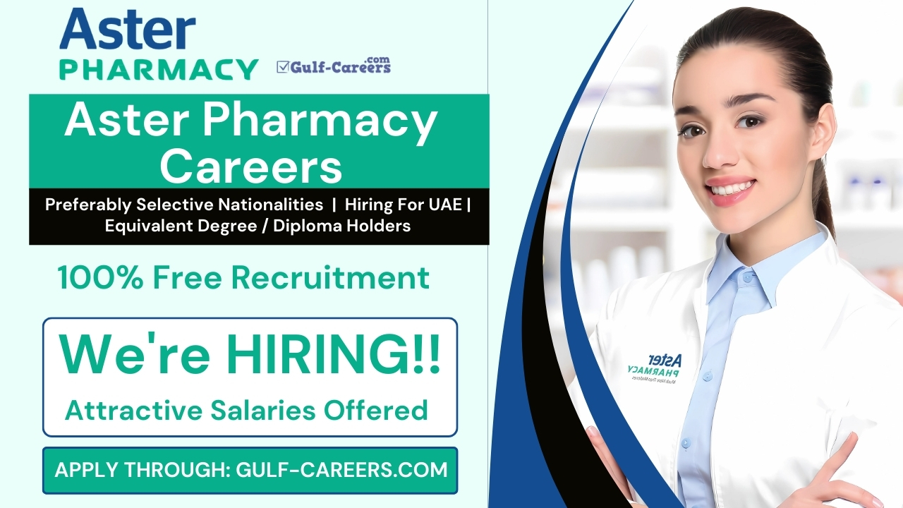 Aster Pharmacy Careers