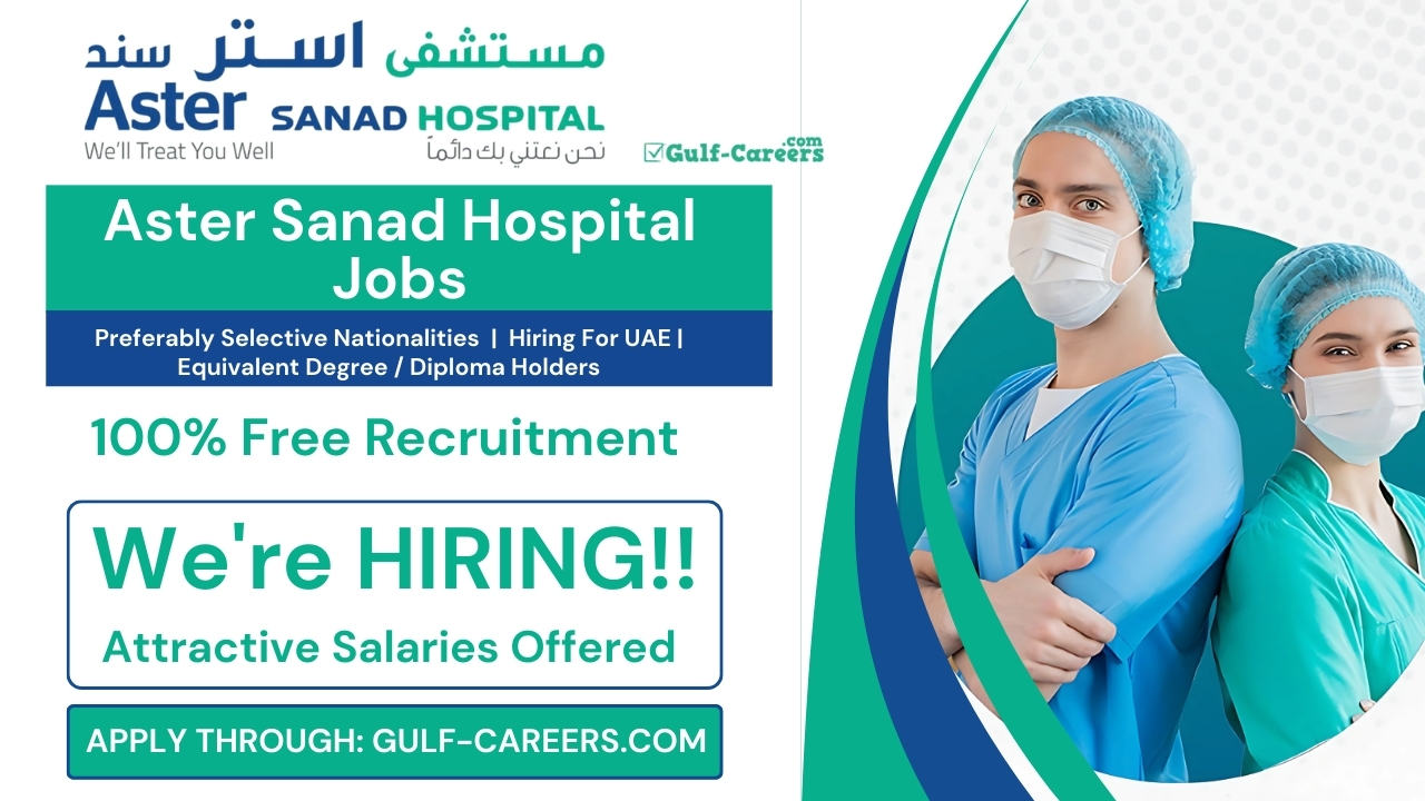 Aster Sanad Hospital Careers