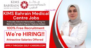 KIMS Bahrain Medical Centre Careers
