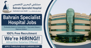 Bahrain Specialist Hospital Jobs