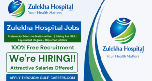 Zulekha Hospital Jobs