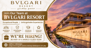 Bvlgari Resort Dubai Jobs
